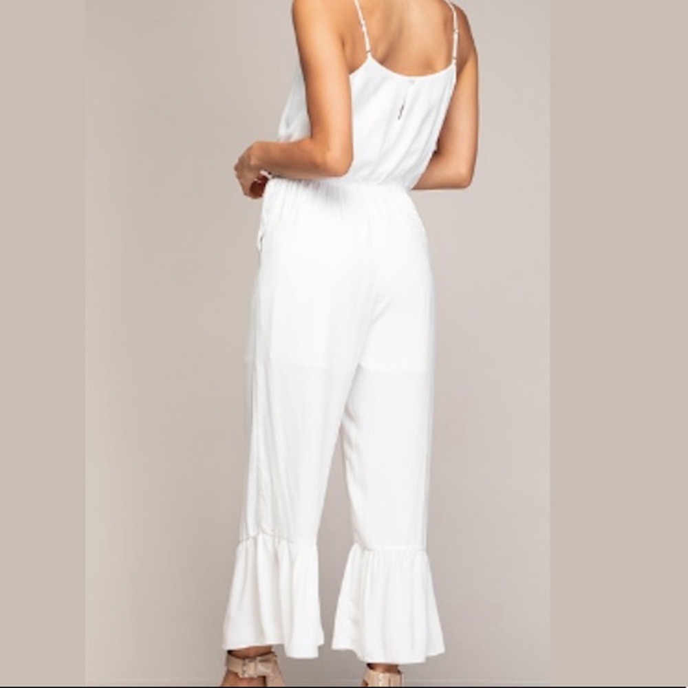 INGRID RUFFLE HEM JUMPSUIT - Picture 2 of 2